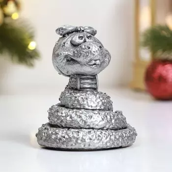 Фигурка «Змея-домохозяйка», 8.577 см, серебро