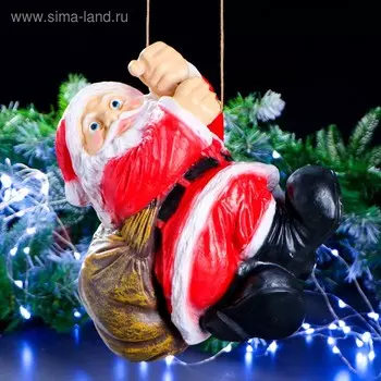 Фигурка "Дед Мороз висячий" 31х35 см