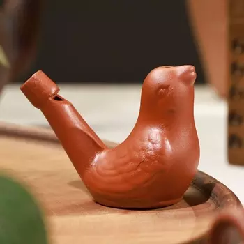 Фигурка для чайной церемонии «Птичка», керамика, свистулька, 6.546 см