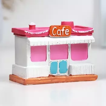 Фигурка полистоун TAKE IT EASY «Домик. Кафе», 5.584.5 см