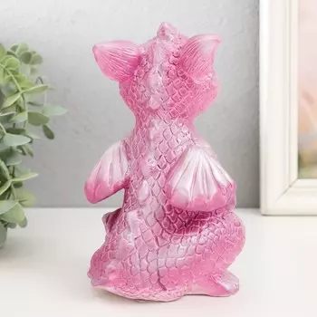 Фигурка "Дракончик" 18х10х10 см, розовый