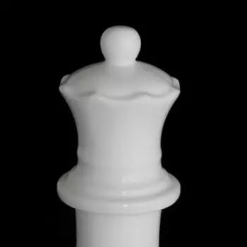 Фигурка "Ферзь", белая, 20 × 20 × 49 см