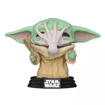 Фигурка Funko POP! Bobble Star Wars Mandalorian Grogu with Chowder Squid