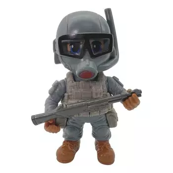 Фигурка Funky Toys «Спецназ», в серо-зелёной форме, 8 см, МИКС