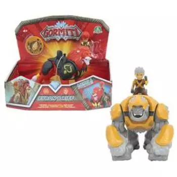 Фигурка героя Gormiti, 7 см, в комплекте с чудовищем 15 см, с подсветкой и звуком, МИКС