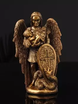 Фигурка гипс «Архангел Михаил», 1494 см, под бронзу