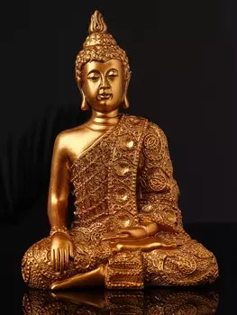 Фигурка гипс «Будда большой», 1713 см, бронза