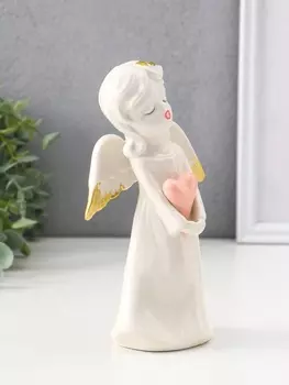 Фигурка керамика «Ангел поющий с сердцем», 10.56.518 см