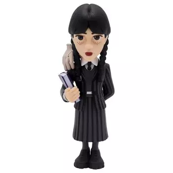 Фигурка коллекционная Minix Wednesday «Уэнсдей Аддамс и Вещь», 12 см