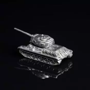 Фигурка "Коллекция Танки. Танк Т-34-85", латунь