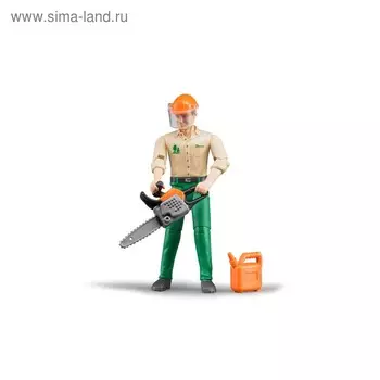 Фигурка лесозаготовщика с аксессуарами