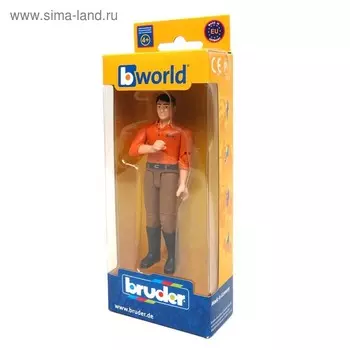 Фигурка мужчины Bruder, коричневые джинсы