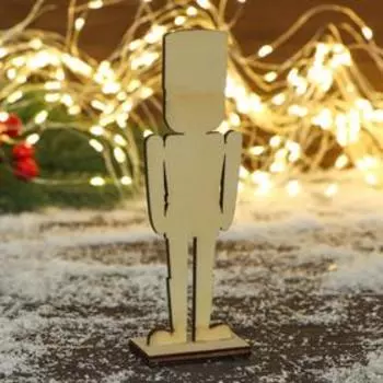 Фигурка новогодняя "Солдатик" 4,5х15 см