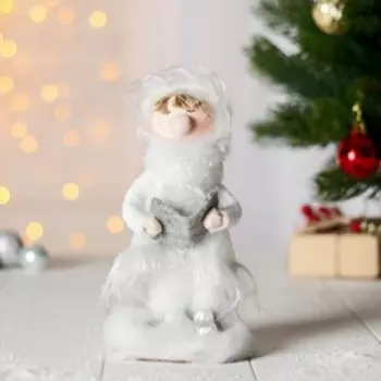 фигурка новый год девочка с книжкой 10*9*19 см