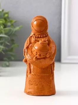 Фигурка-оберег «Берегиня Дуняша», 1366 см, красная глина