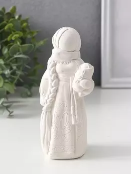 Фигурка-оберег «Берегиня мама». 1465.5 см, натуральный