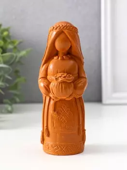Фигурка-оберег «Денежная берегиня», 1466 см, красная глина