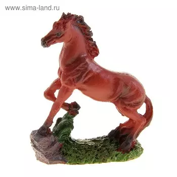 Фигурка полистоун «Конь на камне», 1083 см