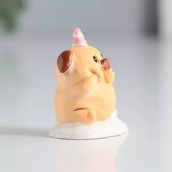 Фигурка полистоун «Мопс на облачке», 4 см