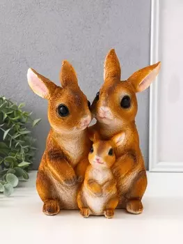 Фигурка полистоун TAKE IT EASY «Семья зайцев», 111523 см