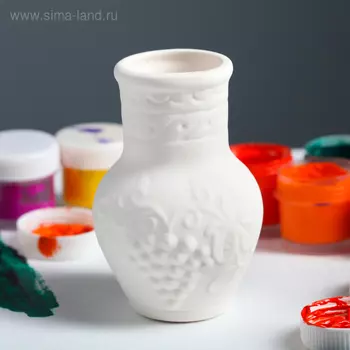 Фигурка-раскраска "Крынка", под роспись, 10 см