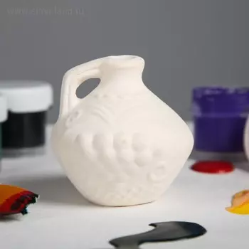 Фигурка-раскраска "Вазочка", под роспись, 6 см