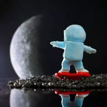 Фигурка «Скейтбордист», 5,5х 6,5 см