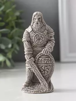 Фигурка славянский Бог «Перун» 1154 см, серый