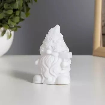 Фигурка светящаяся RISALUX «Гном», LED-ночник, 2 Вт, LR44, белый, 4.55.59 см