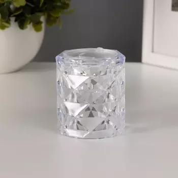 Фигурка светящаяся RISALUX «Хрустальный бокал», LED-ночник, 0.3 Вт, 4.94.95.5 см