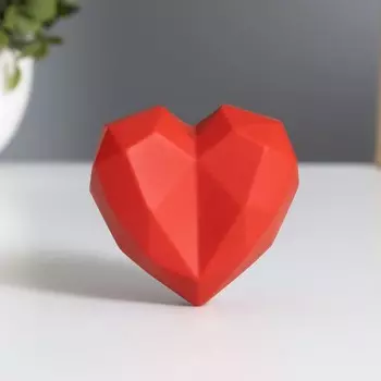 Фигурка светящаяся RISALUX «Игрушечное сердце», LED-ночник, 2 Вт, красный, 3.566 см