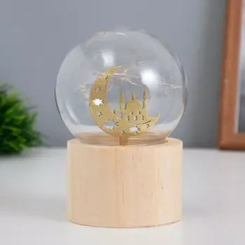 Фигурка светящаяся RISALUX «Мечеть», LED-ночник, 3AG10, шар-8 см, 6.56.511.5 см