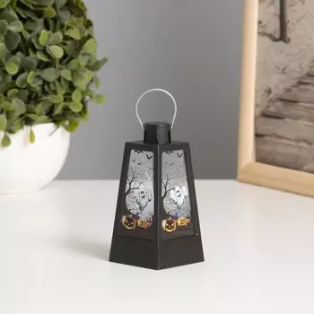 Фигурка светящаяся RISALUX «Привидение», LED-ночник, 3LR1130, чёрный, 4.44.49.4 см