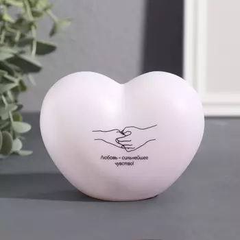 Фигурка светящаяся RISALUX «Сердце. Руки», LED-ночник, 3хLR44, 8117 см