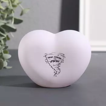 Фигурка светящаяся RISALUX «Сердце. Ураган», LED-ночник, 3хLR44, 8117 см