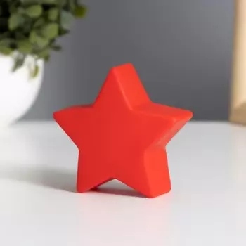 Фигурка светящаяся RISALUX «Звезда», LED-ночник, 2 Вт, красный, 2.577 см