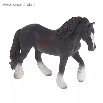 Фигурка "Тяжёловоз Шайр кобыла", цвет чёрный
