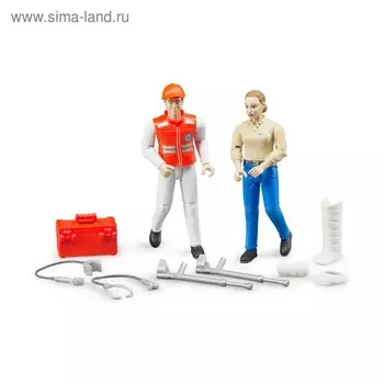 Фигурки скорая помощь, с аксессуарами