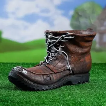 Фигурное кашпо для цветов «Башмак», 3318 см, полистоун