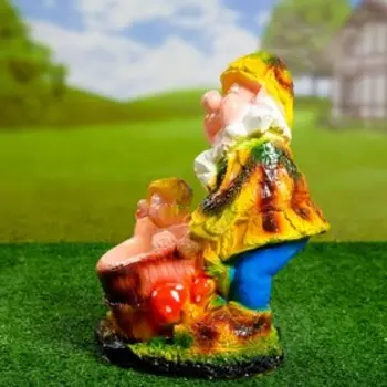 Фигурное кашпо "Два Гнома" 23х25х29см