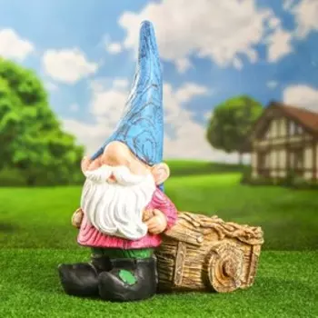 Фигурное кашпо "Гном Елисей с тачкой" 46х34х19см