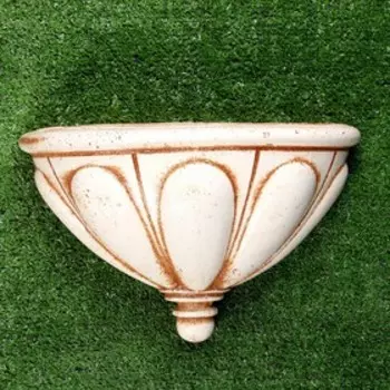 Фигурное кашпо "Кора" настенное, 24х38см