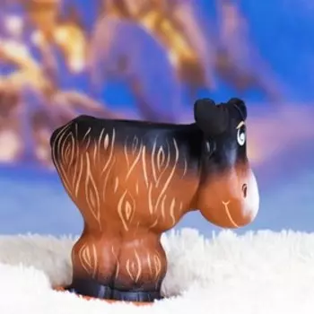 Фигурное кашпо "Лось", 17×13 см