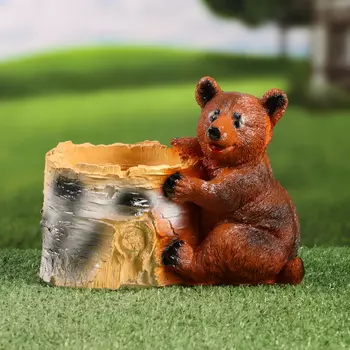 Фигурное кашпо "Медведь" 22х12х14см