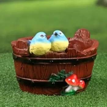 Фигурное кашпо "Птички"
