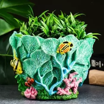 Фигурное кашпо "Рыбки" 22х22х16см