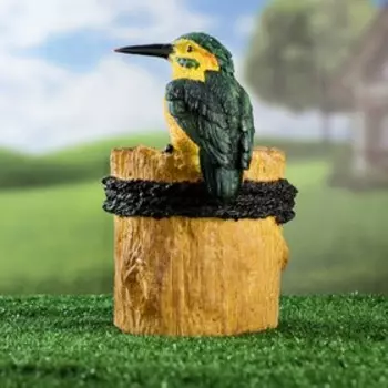 Фигурное кашпо "Зимородок" 18х14х12см