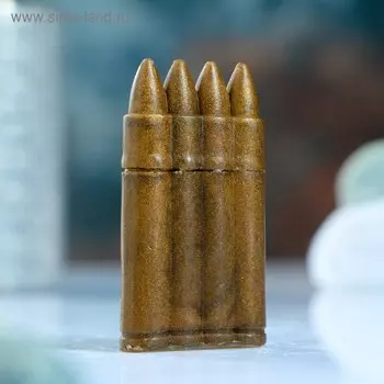 Фигурное мыло "Четыре патрона" 25г МИКС