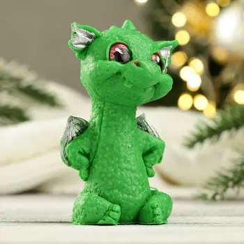 Фигурное мыло "Дракон Авокадий" зелёный, 60гр