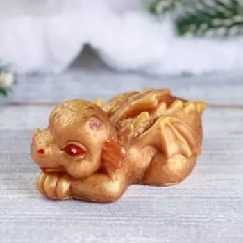 Фигурное мыло "Дракончик" коричневое, 70гр